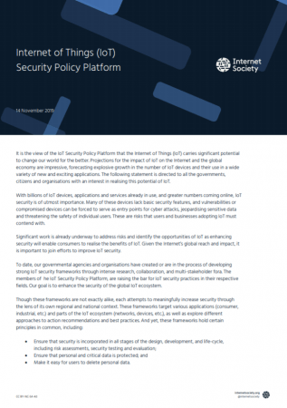 IoT security platform cover