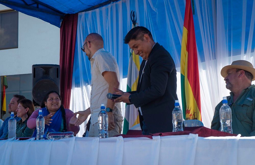 Ponente en la conferencia de la ceremonia