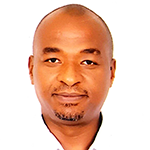 A headshot of a man